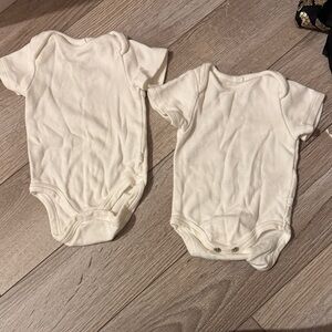 Soft Cream Kids Bodysuit Duo